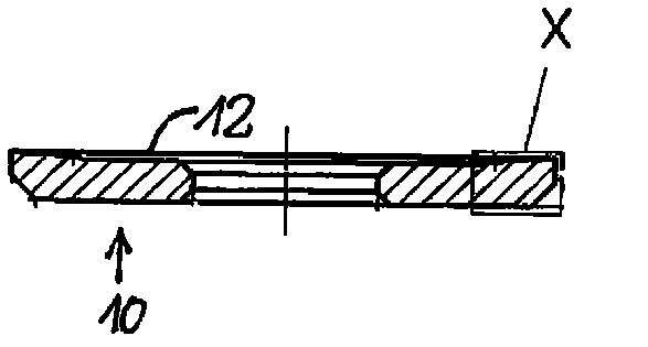 Washer, screw or nut with increased coefficient of friction