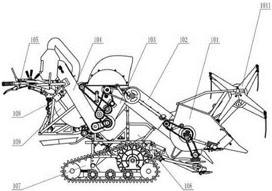 small combine harvester