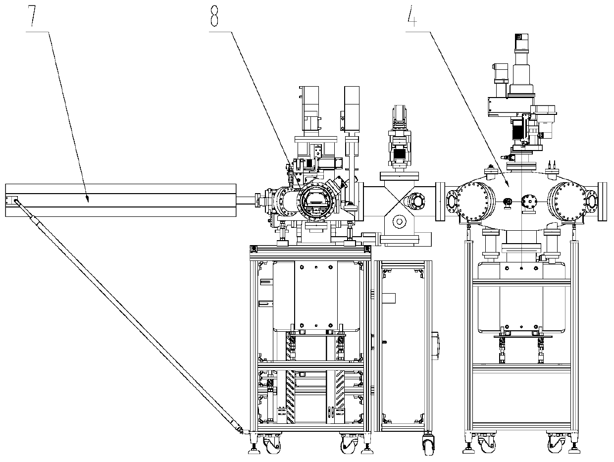 A fully automatic sample multi-process production system and method for ultra-high vacuum