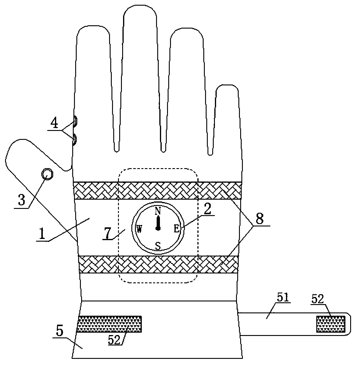 Fire-fighting gloves