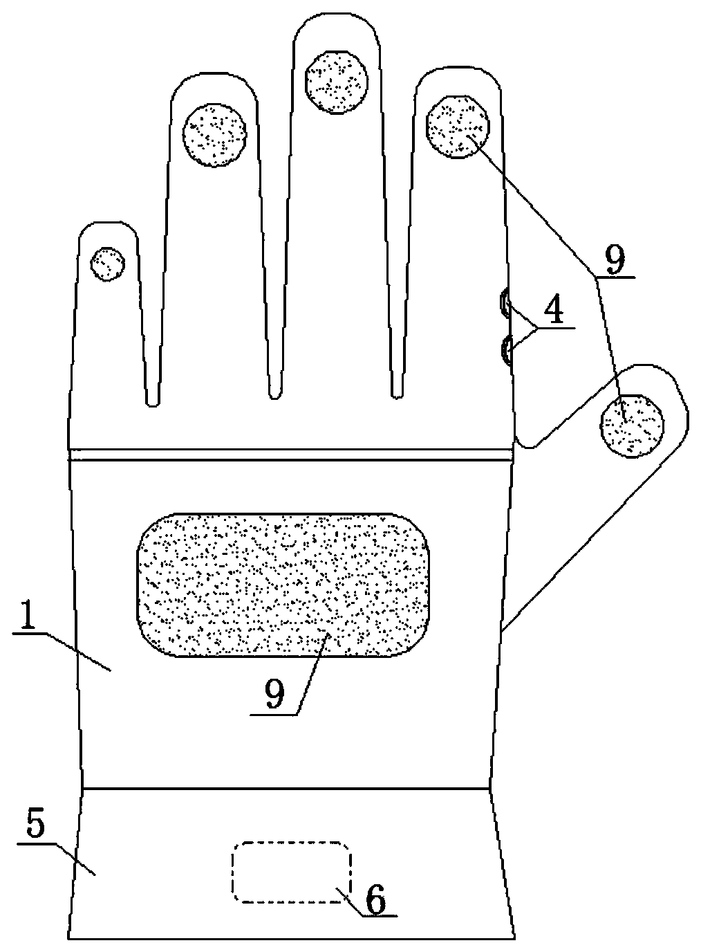 Fire-fighting gloves