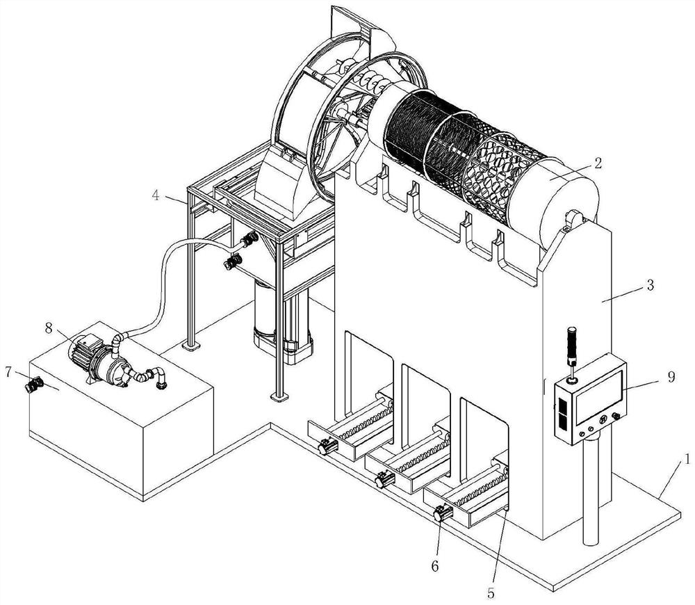 Agricultural efficient forest tree seed cleaning and grading device