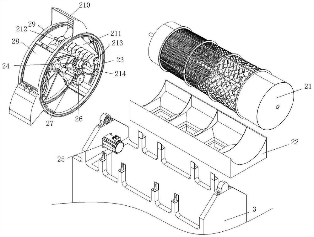 Agricultural efficient forest tree seed cleaning and grading device