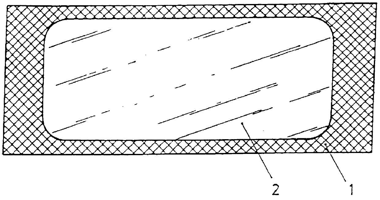 Wax band for depilation and device for its use