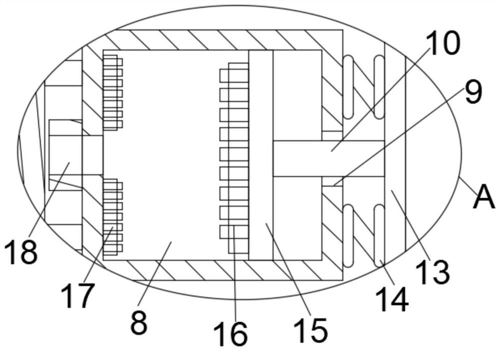 Building shock insulation support with fireproof and flame-retardant performance