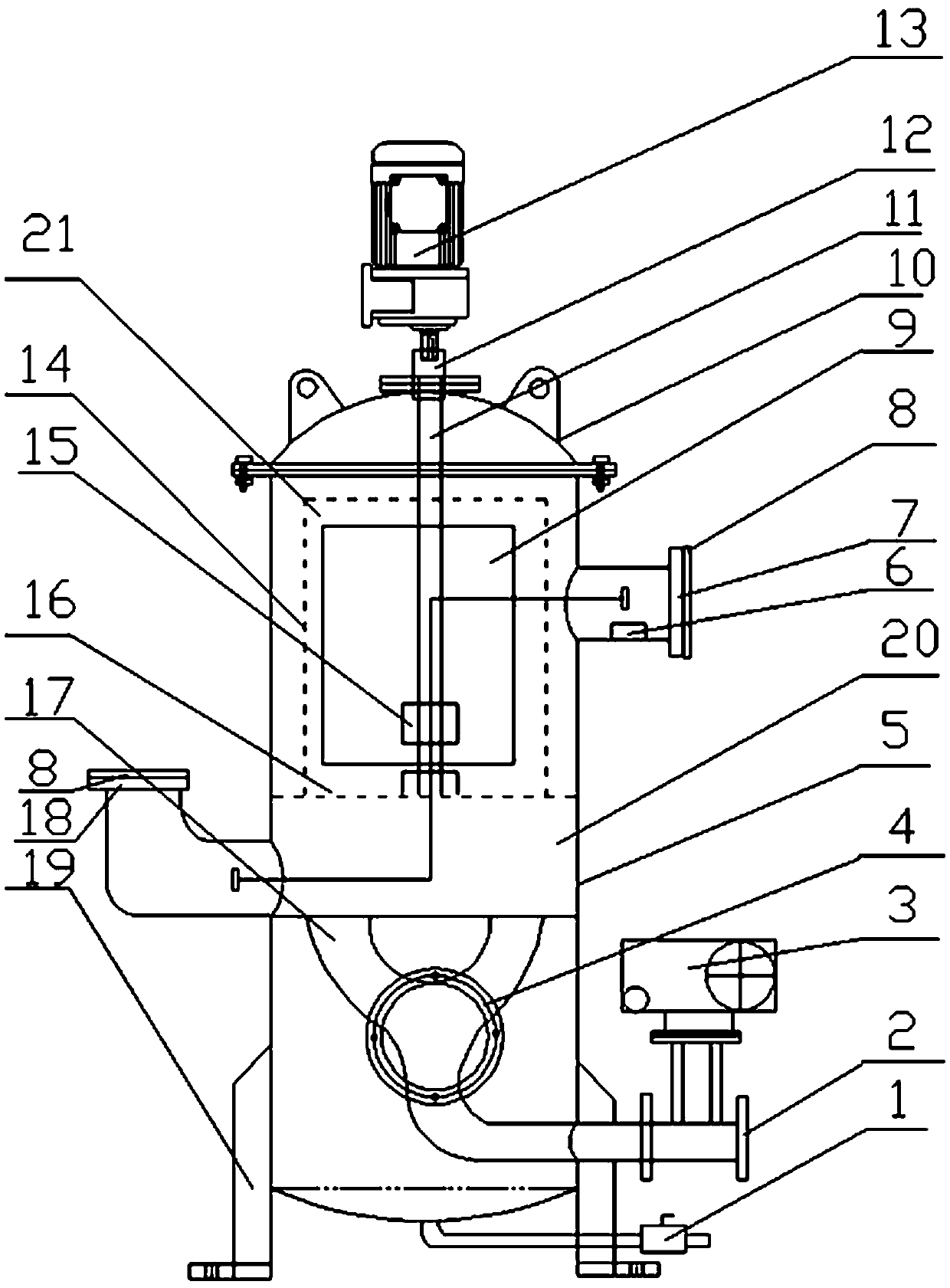 Industrial automatic water filter