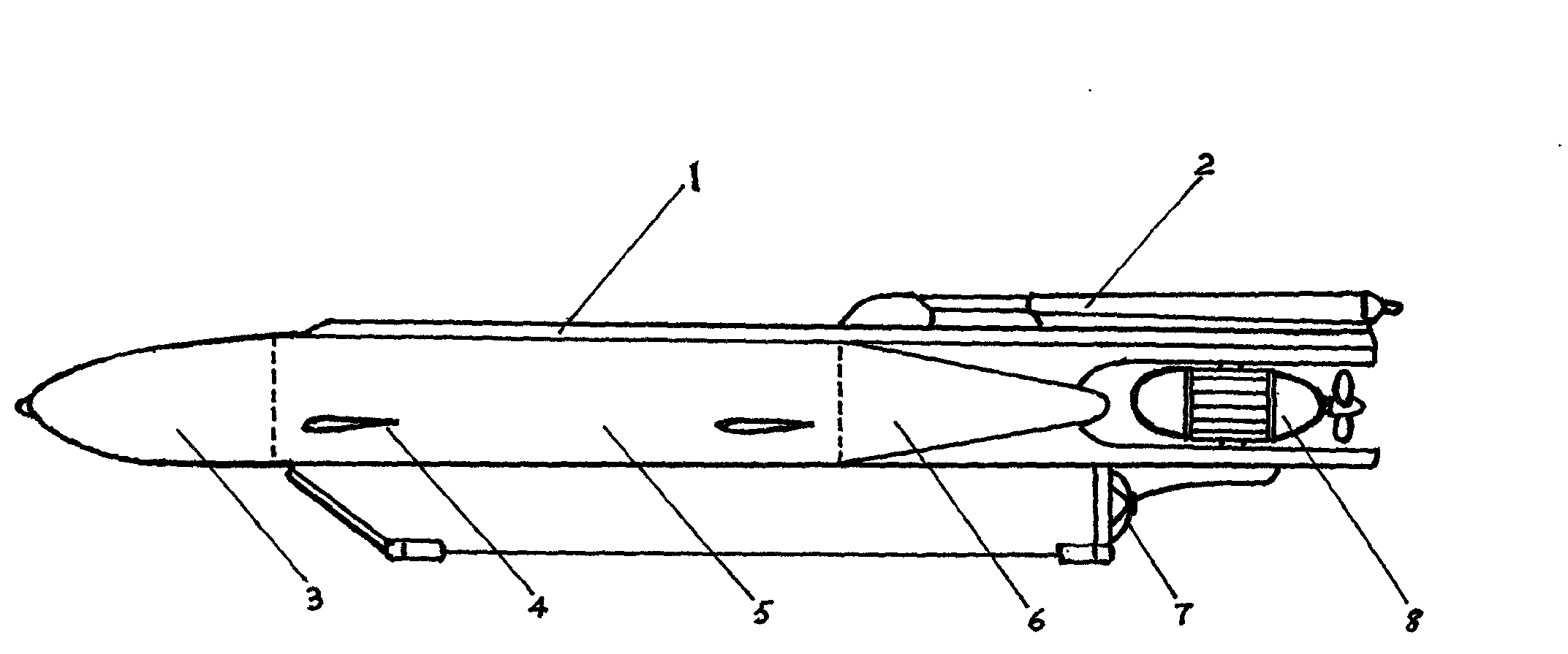 Unmanned torpedo submarine