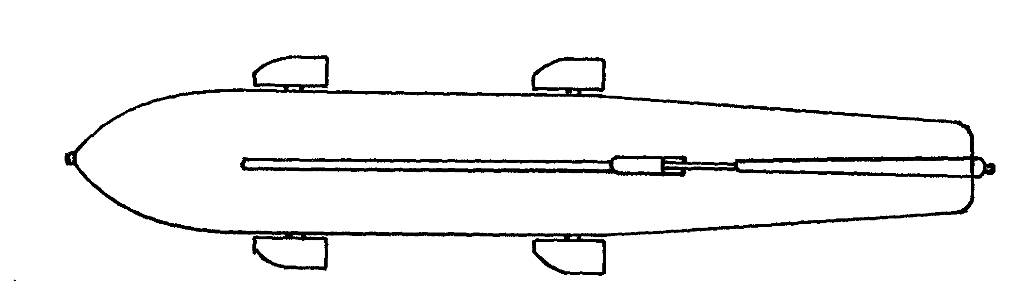 Unmanned torpedo submarine