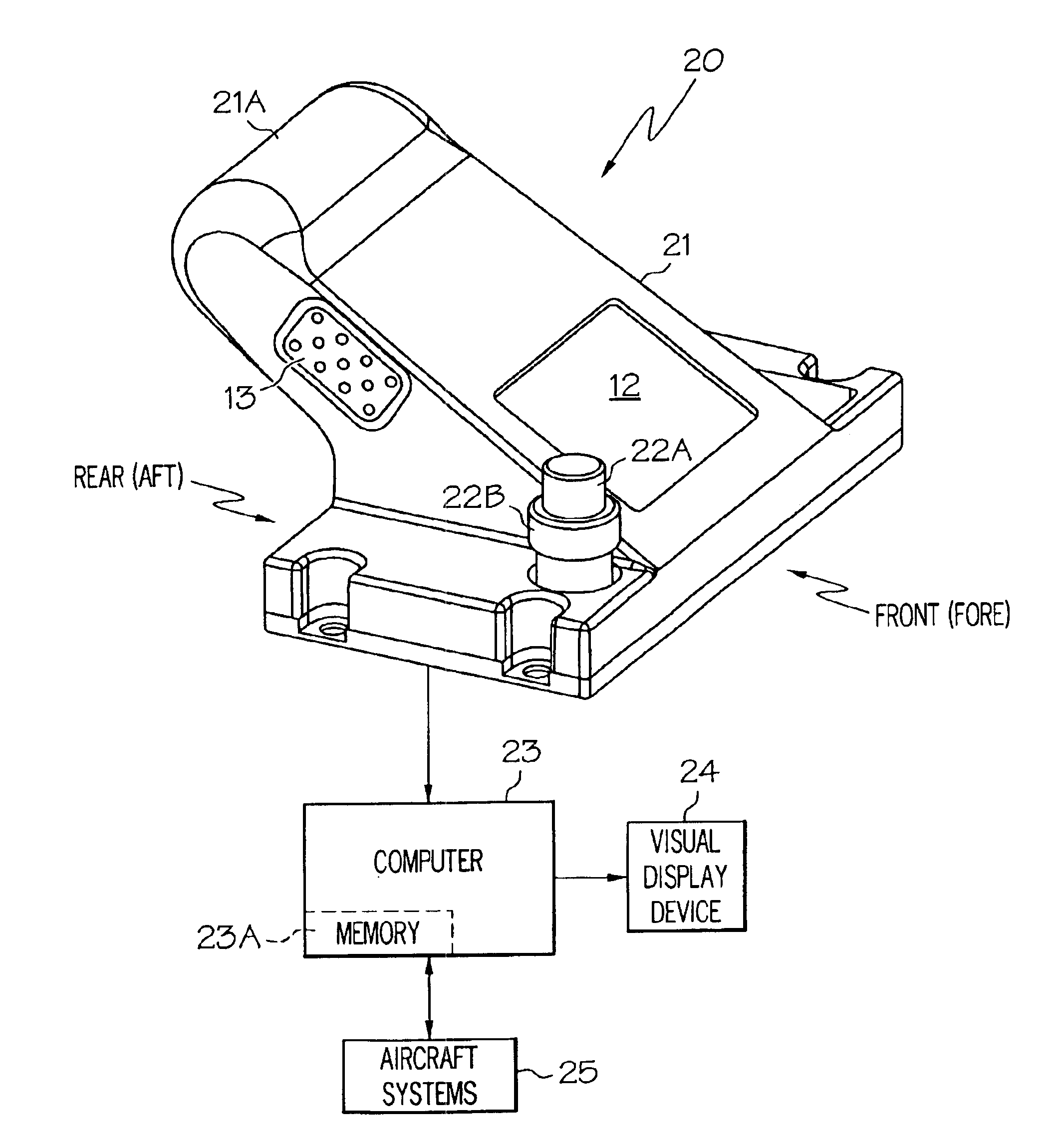 Cursor control console with rotary knob and method of use