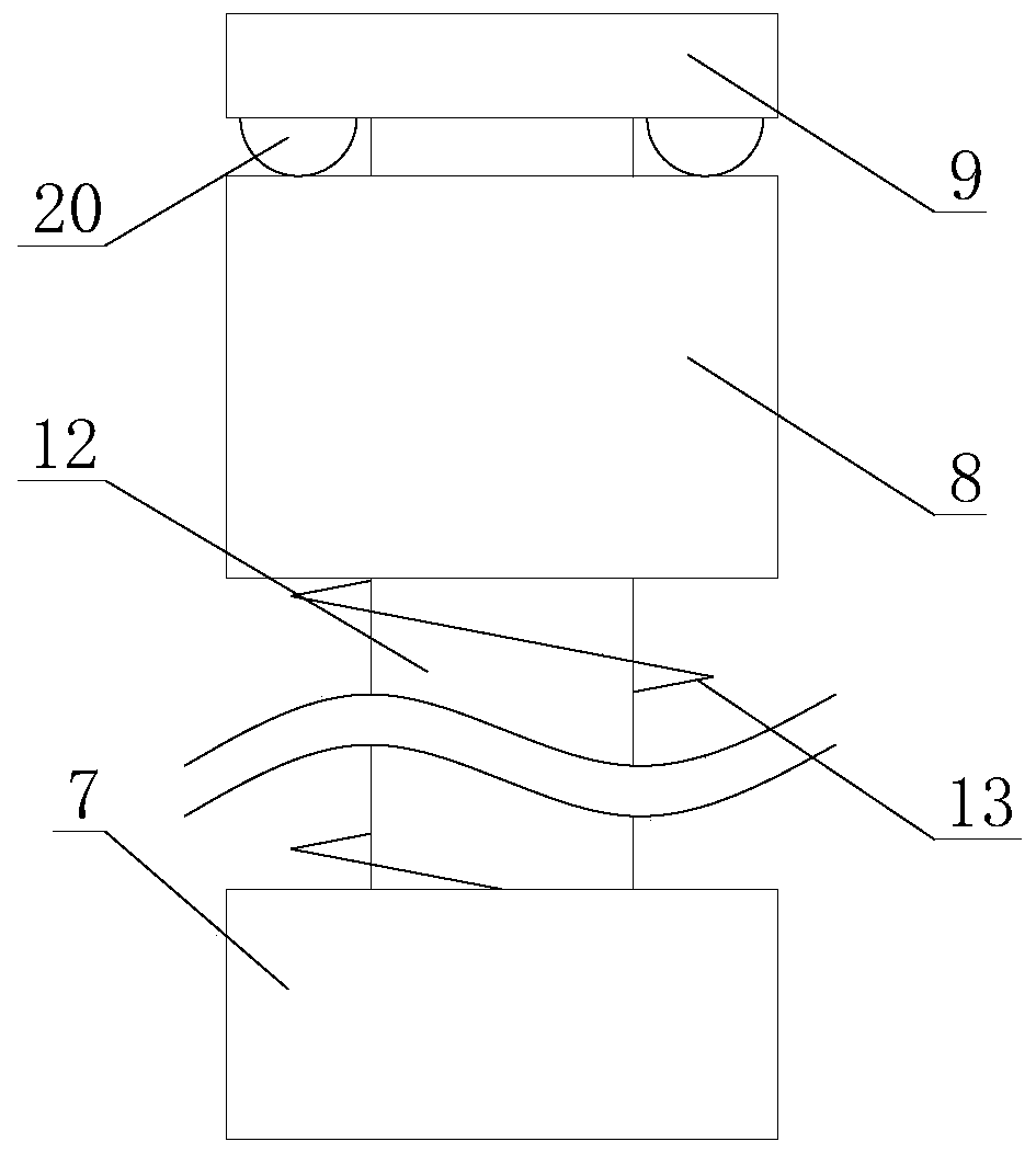 Chip pickup equipment with buffer and reinforcement functions