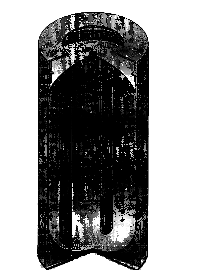 Dry vertical shaft storage system for spent fuel of nuclear power station and storage method thereof