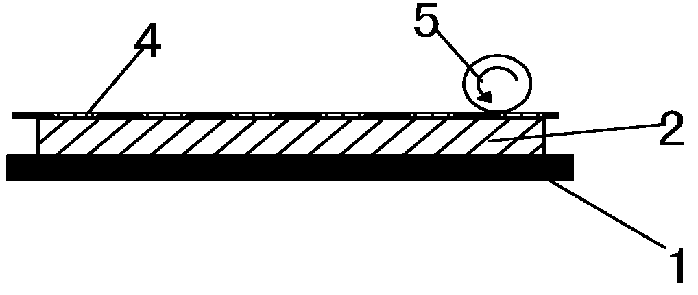 Method for processing stamp material