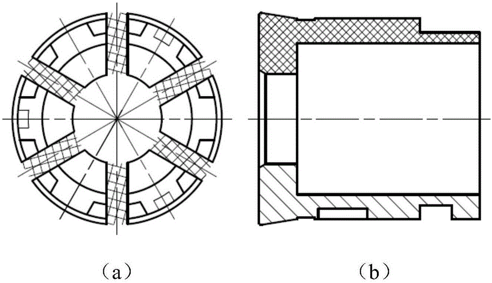 Externally-tightening and quick-changing hobbing tool for shafts