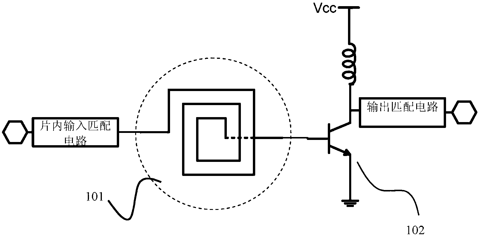 High-stability radio power amplifier monolithic integrated circuit