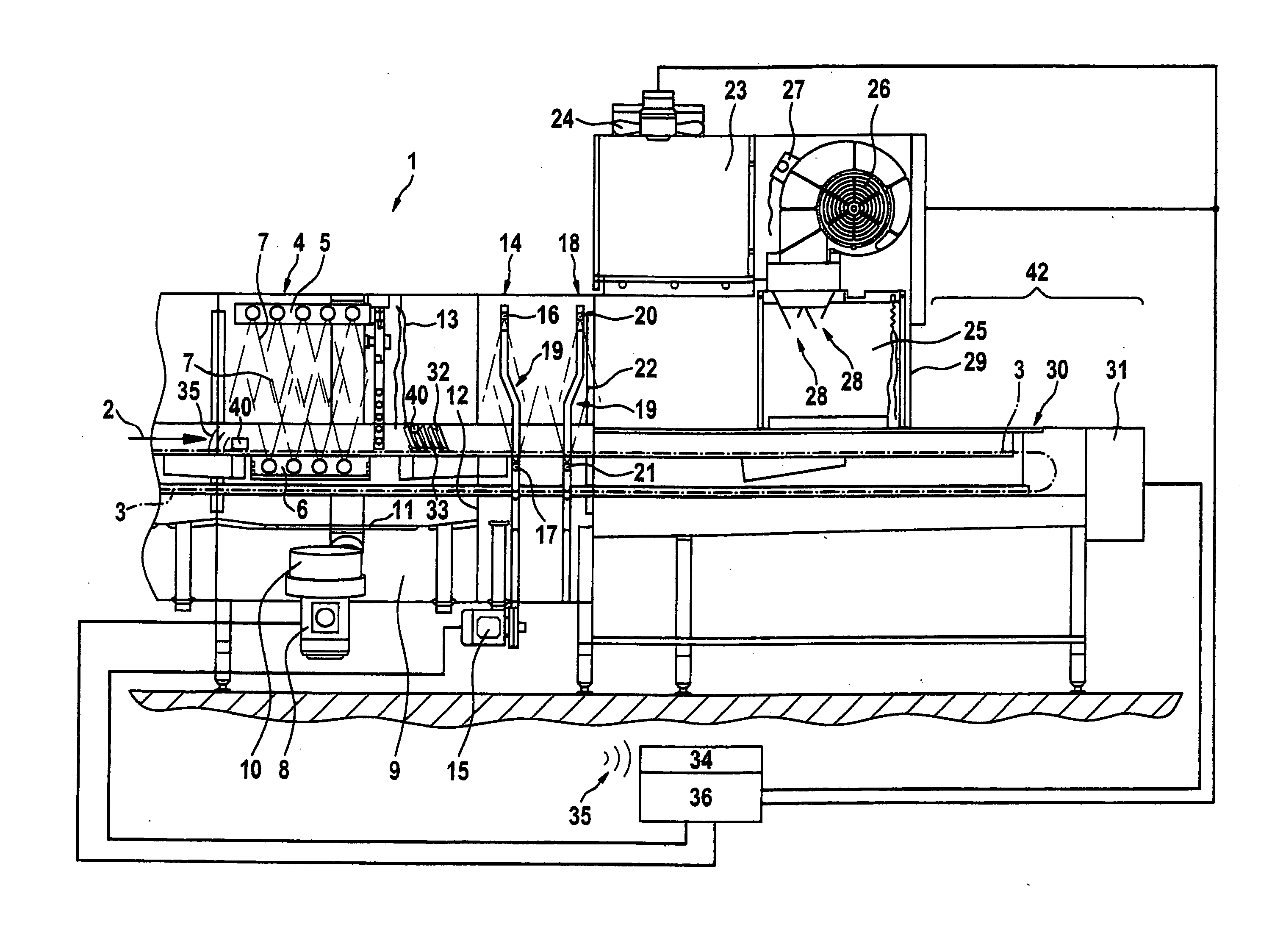 Method for assessing and guaranteeing the thermal hygiene efficiency in a multi-tank dishwasher