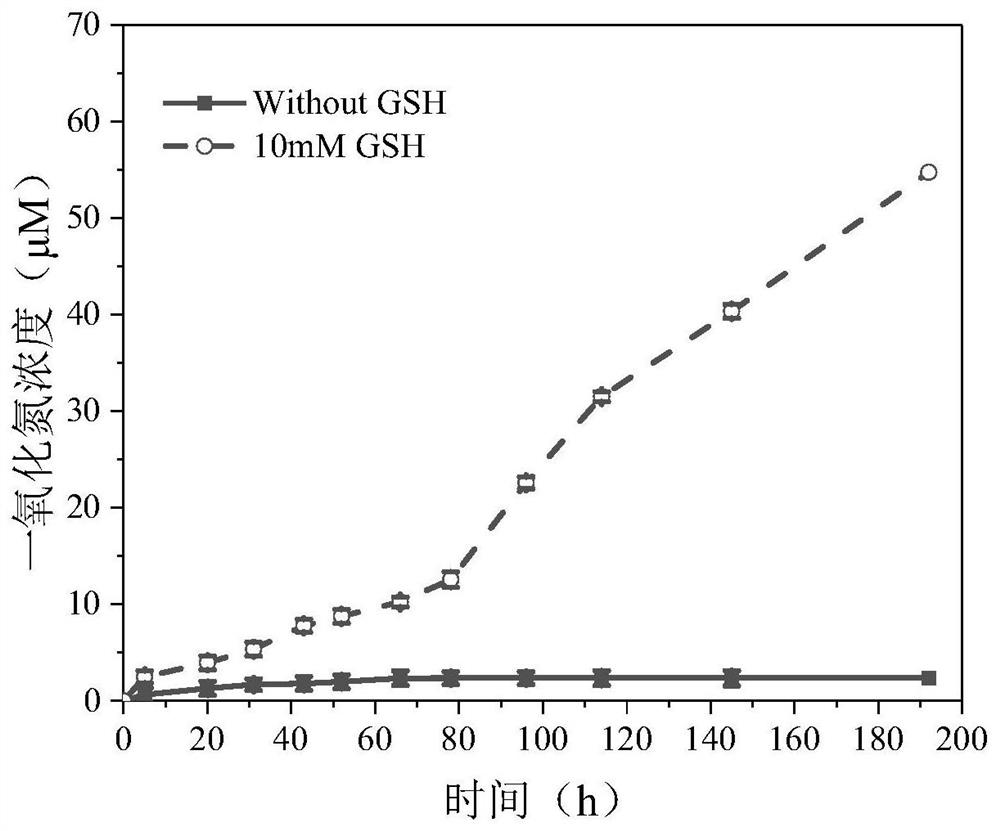 Preparation method and application of polycarbonate drug-loaded nano chemosensitizer based on nitric oxide