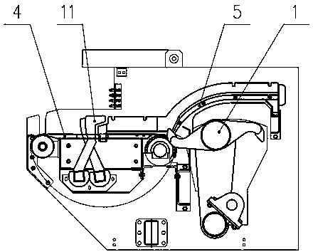 Bottle feeding transmission mechanism