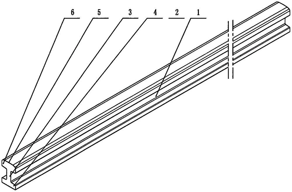 Symmetric permanent-magnetic suspension system and permanent-magnetic suspension train rail system