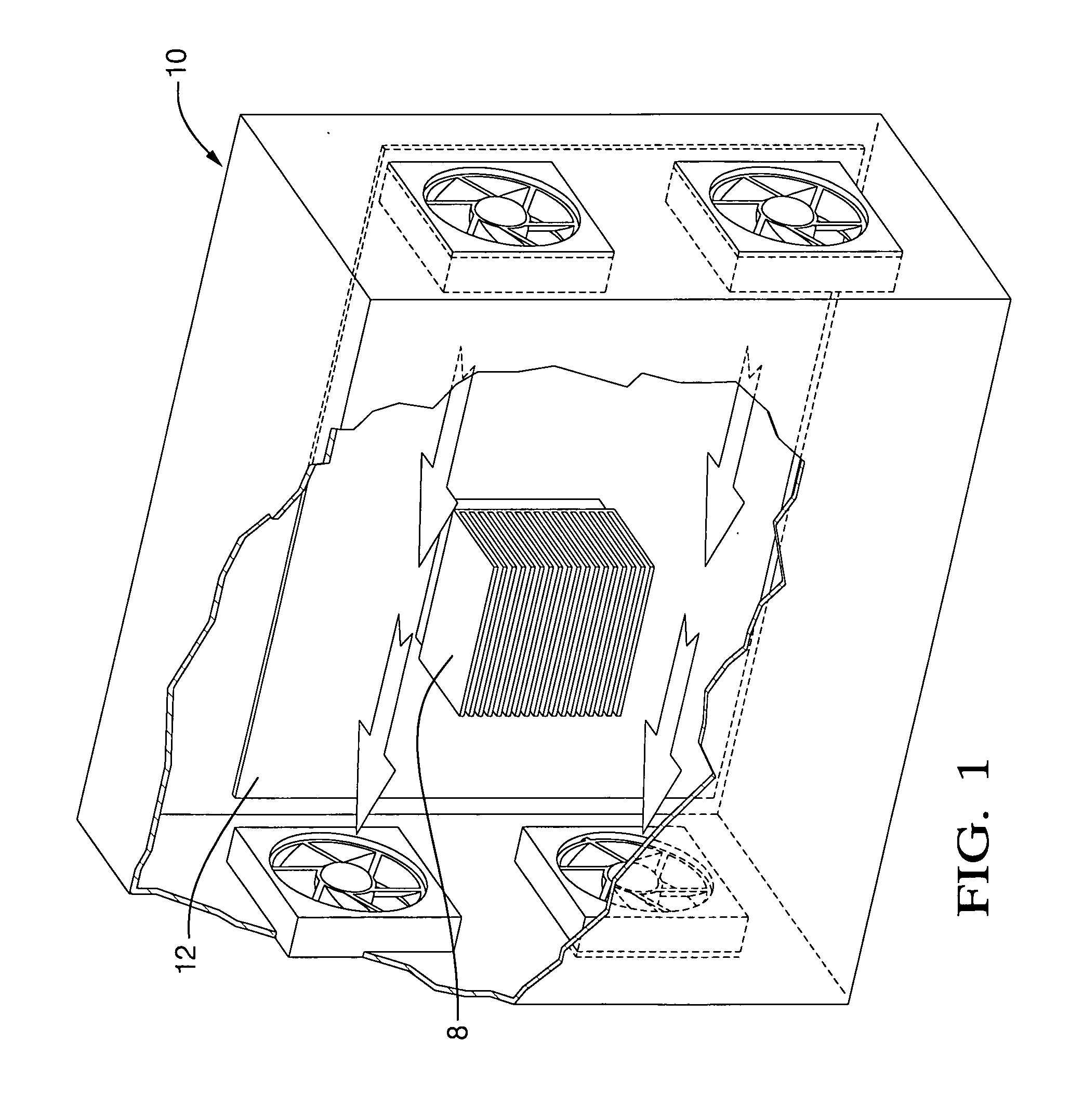 Compact modular CPU cooling unit