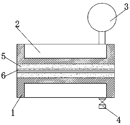 Nitrogen transmitting pipeline leakage detecting and temporary leakage-blocking device