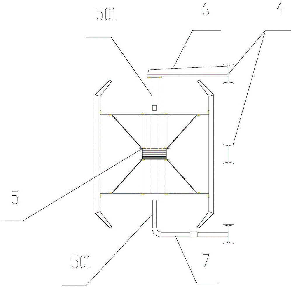 Wind energy curtain wall