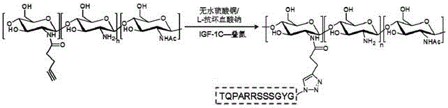 IGF-1C polypeptide combined injectable hydrogel and application thereof to carrier material to enhance repair effect of stem cells in tissue damage