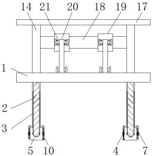 A rocker camera adjustment protection device for movie shooting