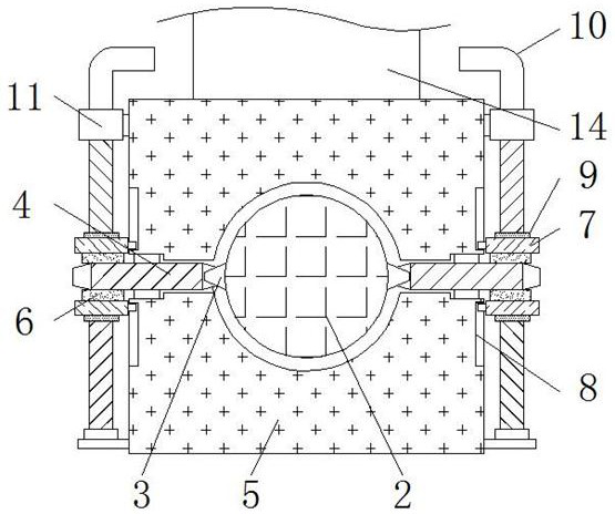 A rocker camera adjustment protection device for movie shooting