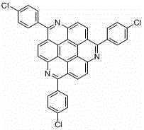 1, 5, 9-triazanaphthalene coronene compound and synthetic method thereof