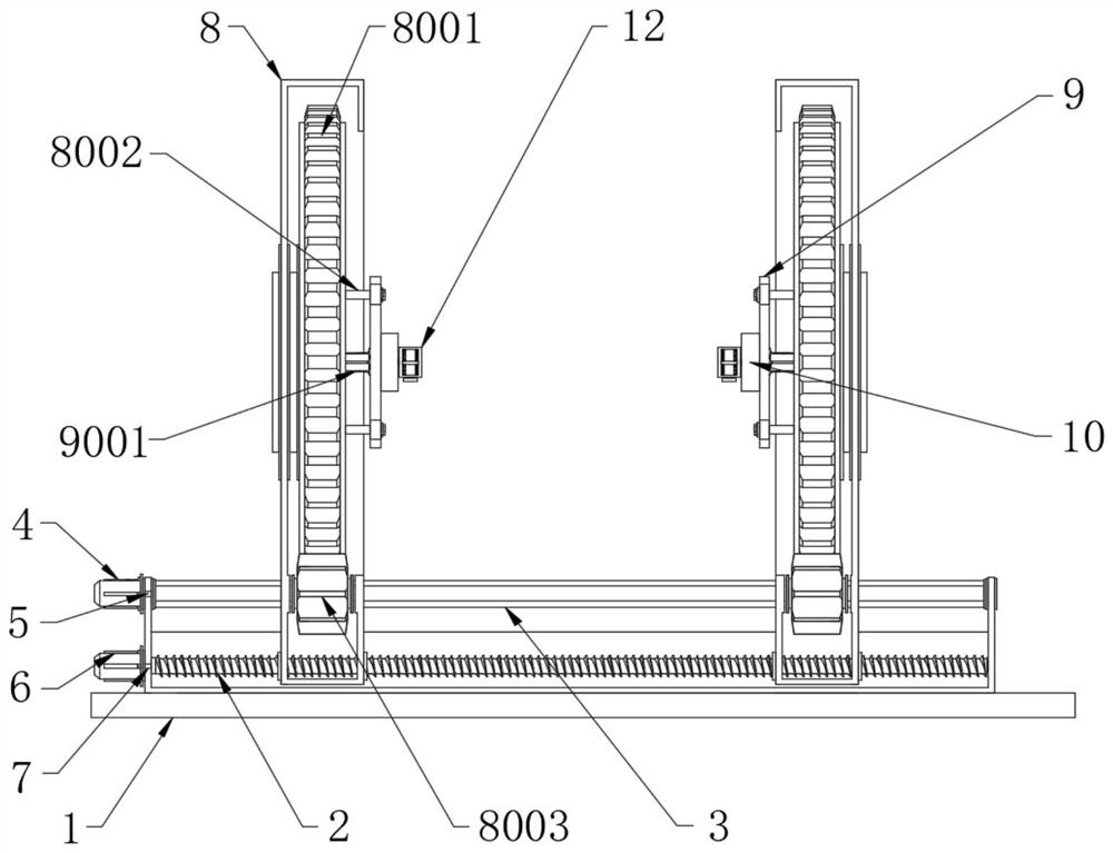 Copper-clad plate clamping system and clamping turnover method