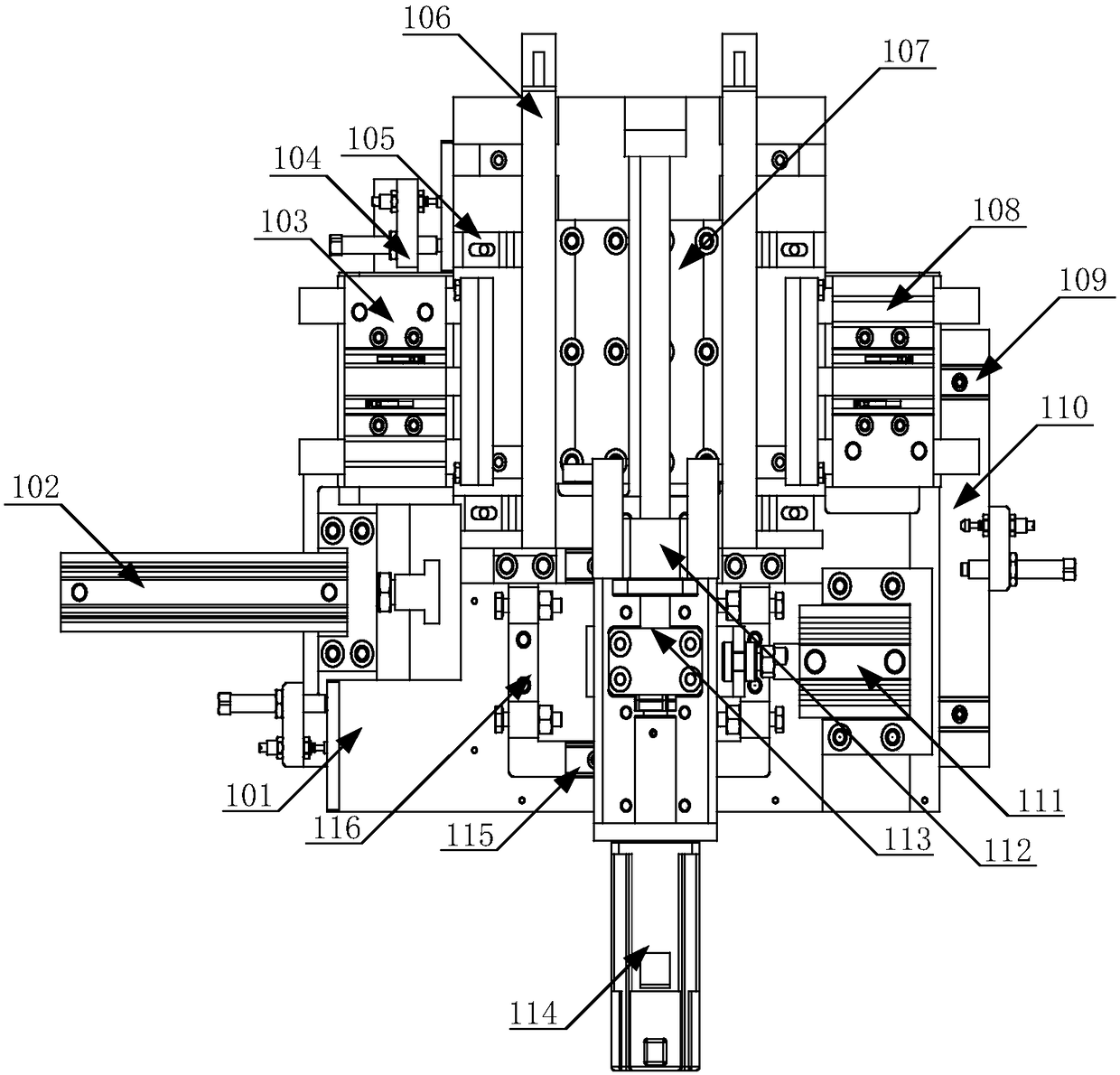 Silver contact chip automatic-welding equipment