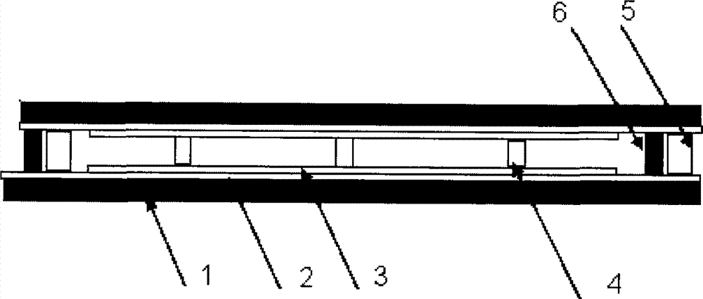 Liquid crystal display panel structure and manufacturing method thereof