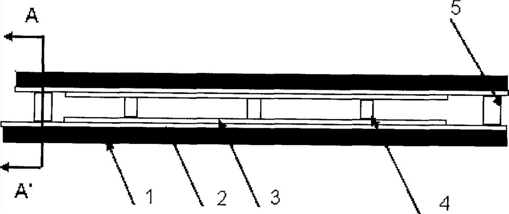 Liquid crystal display panel structure and manufacturing method thereof