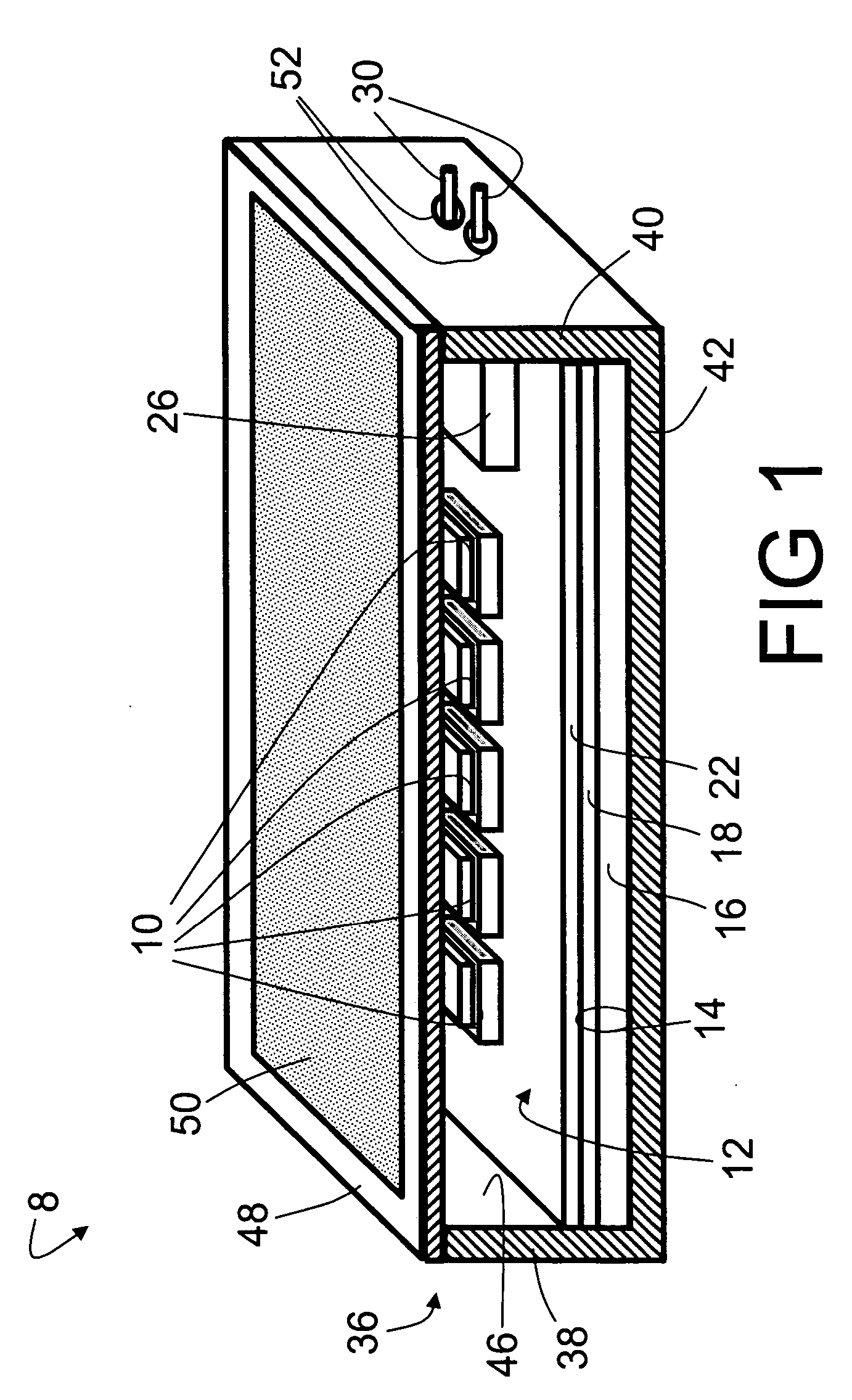 Led lighting system with reflective board