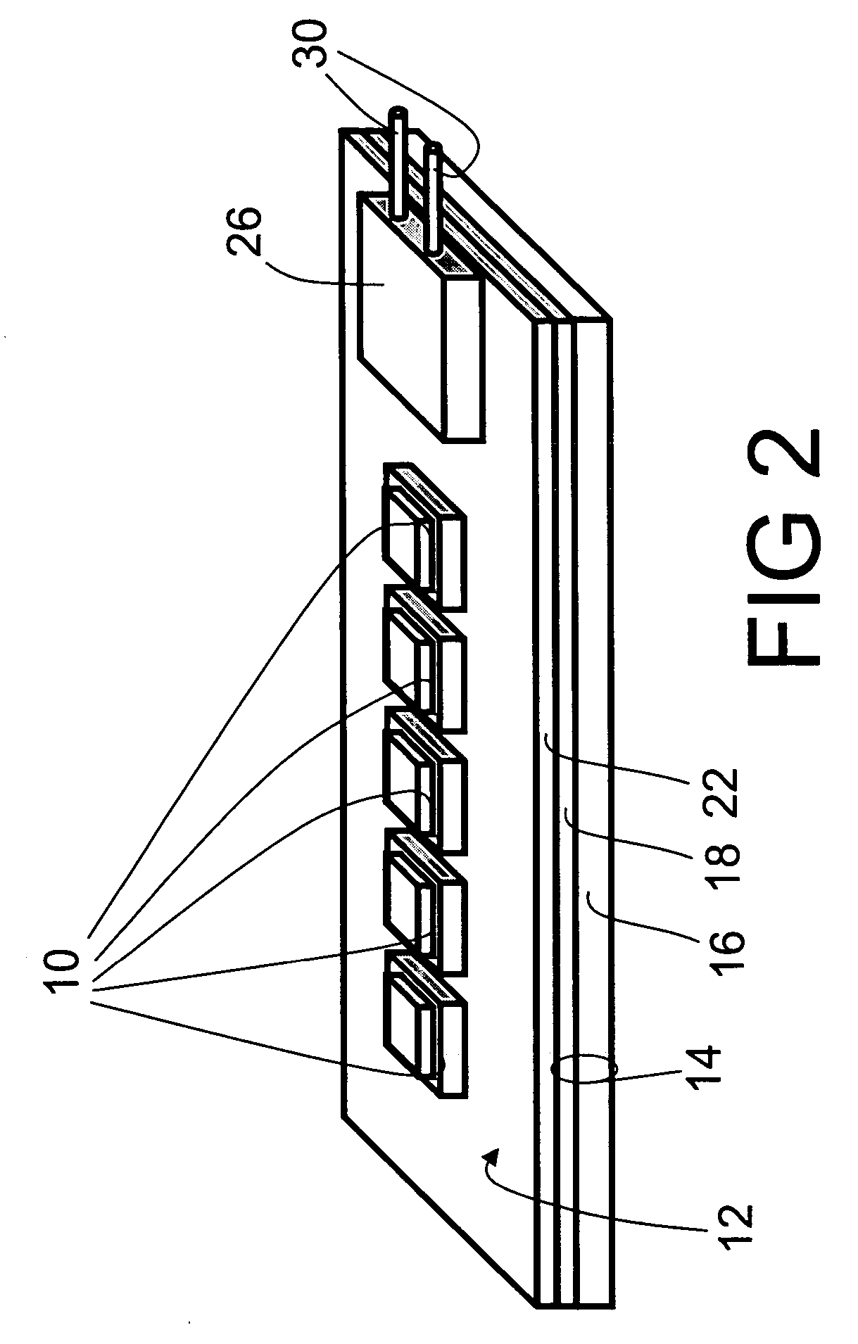 Led lighting system with reflective board