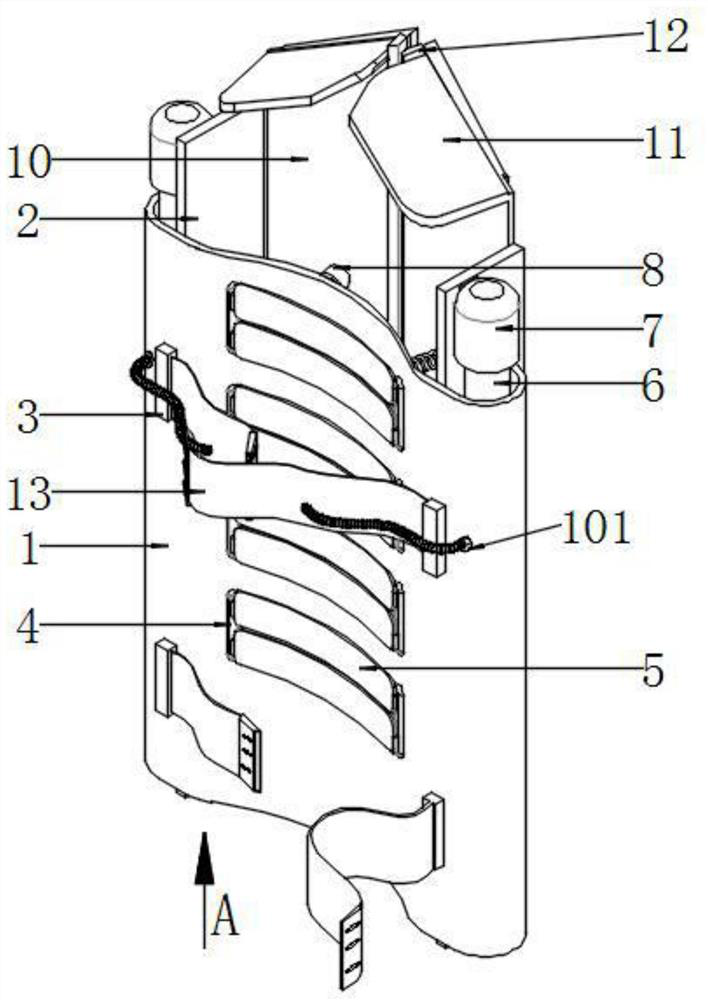 Mine self-rescue equipment with buffer protection function