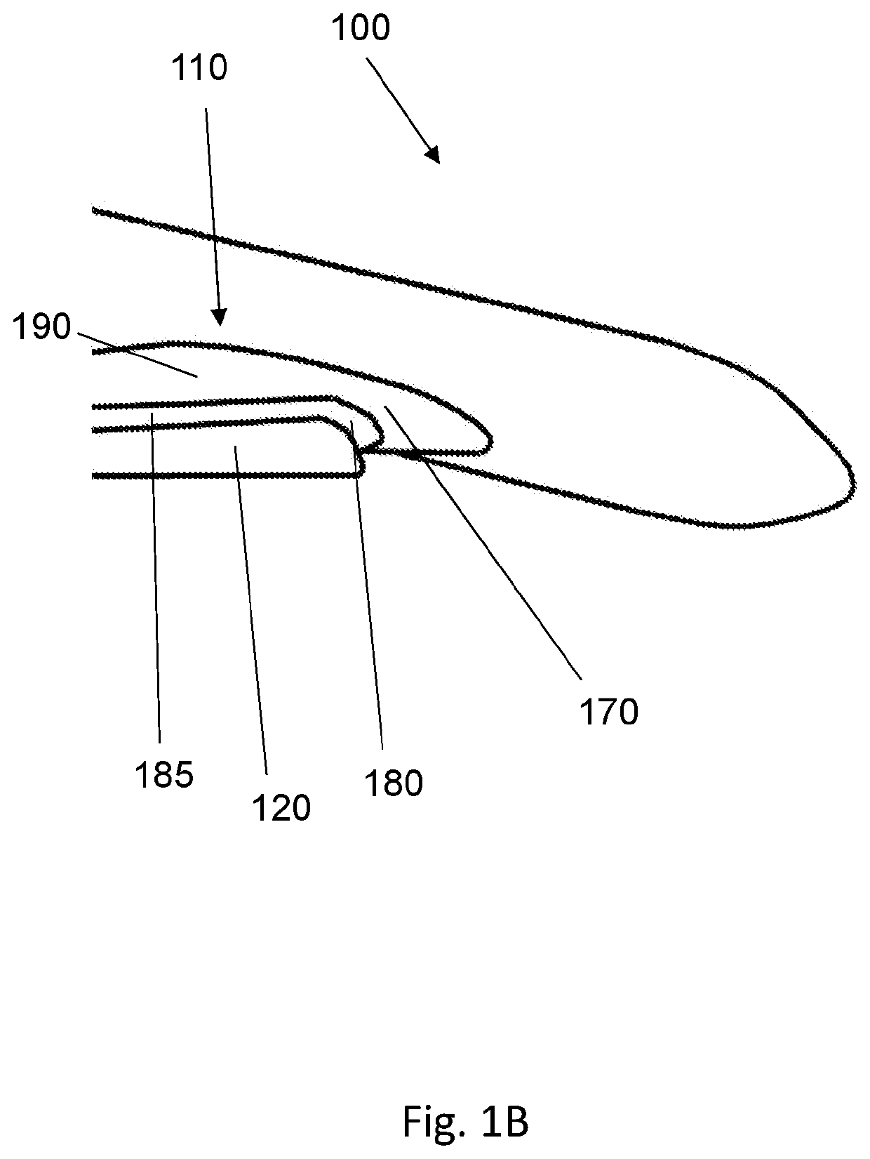 Aerodynamic structure for aircraft wing