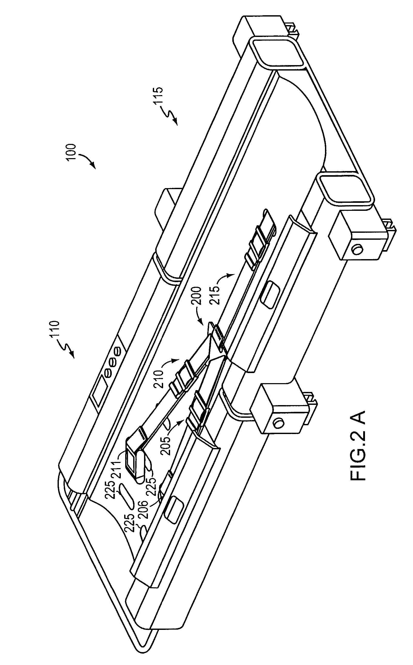 Device for emergency transport of pediatric patients