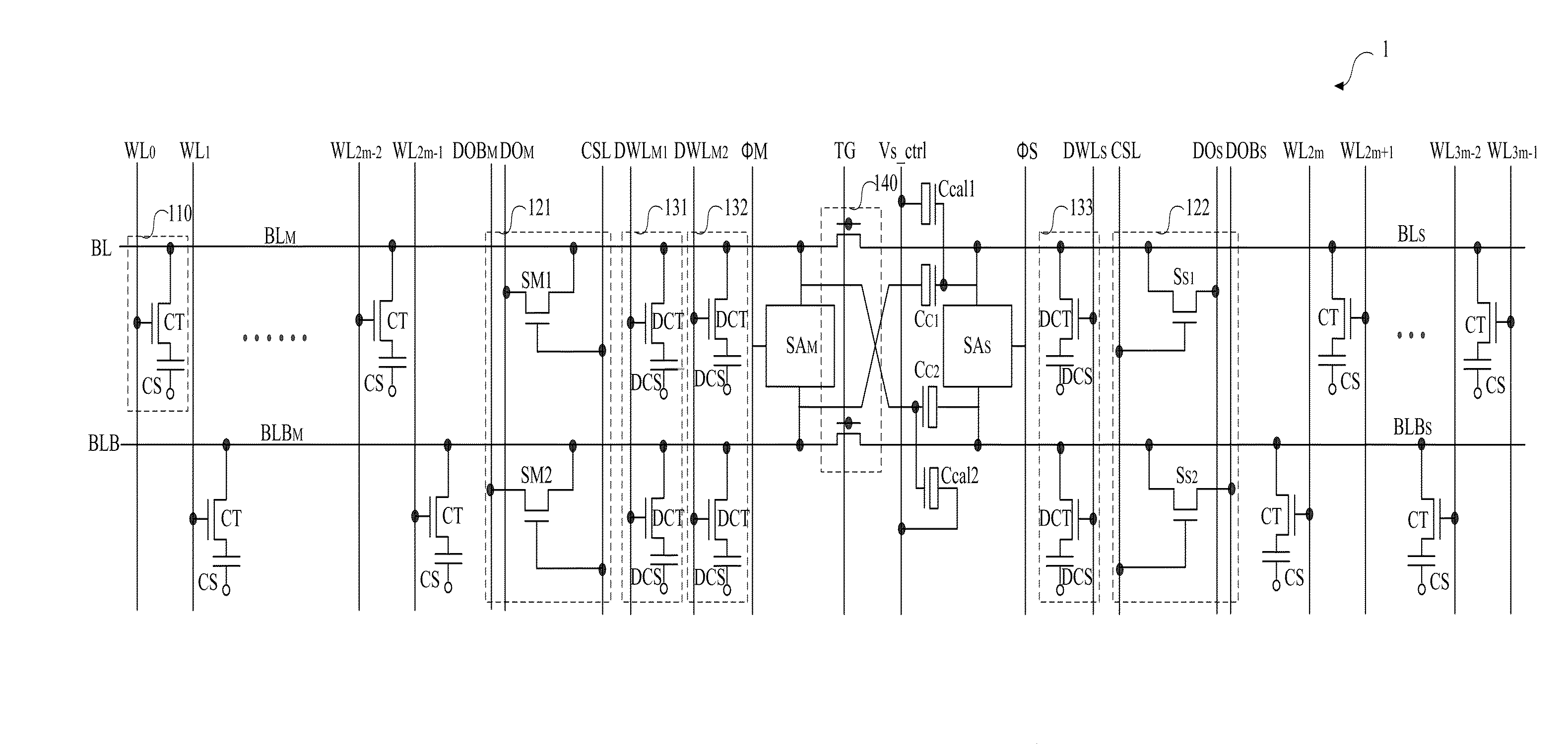 Multi-level dynamic memory device