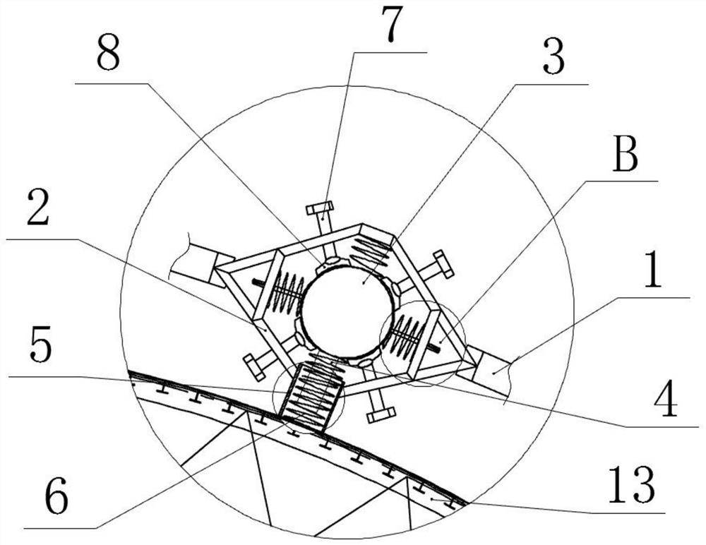 Precise sinking limiting device and method for double-wall steel cofferdam in deep-water torrent river