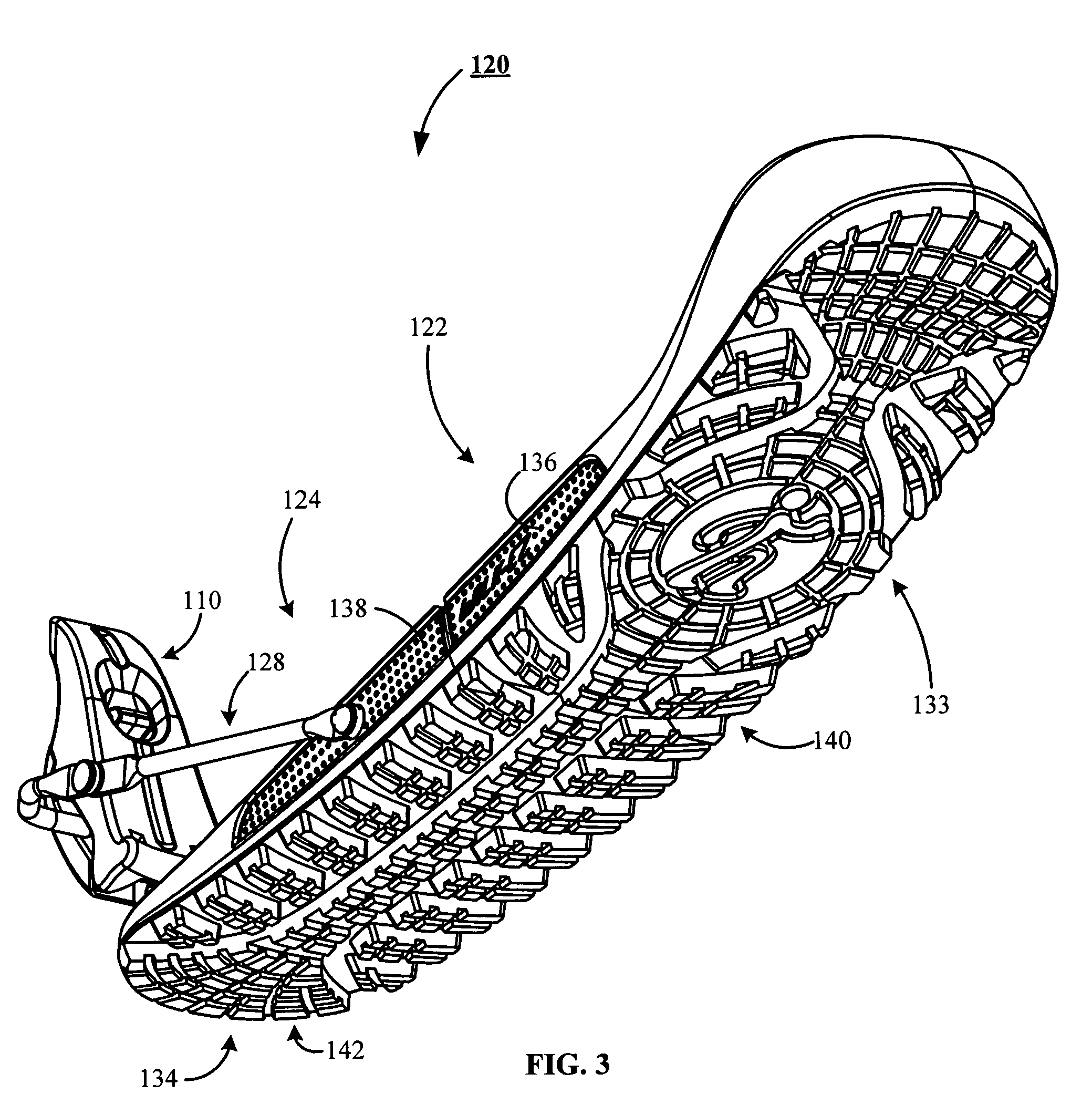 Detachable sole for an ankle and foot covering