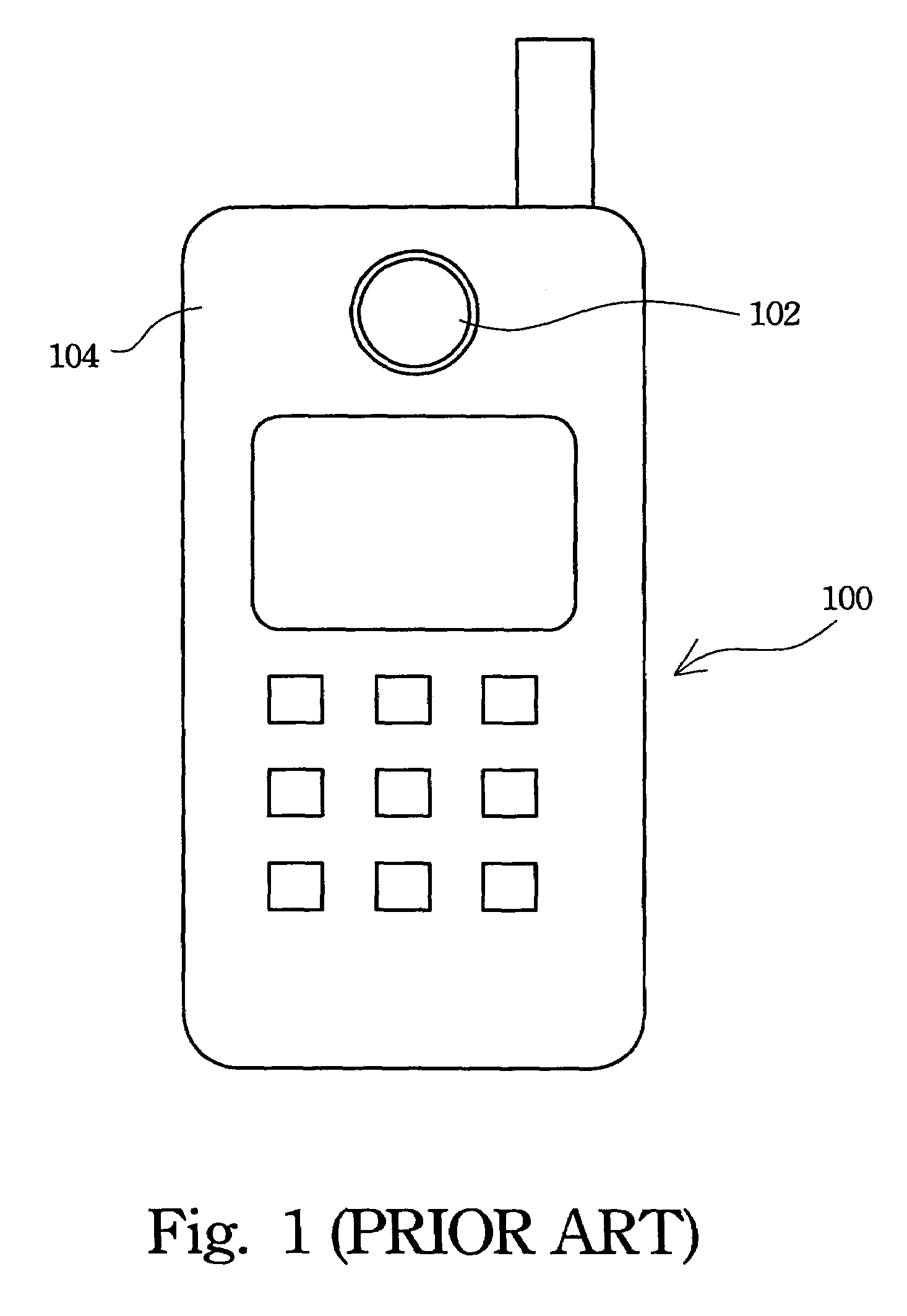 Fixing apparatus used to hold a digital photography module on a mobile telephone