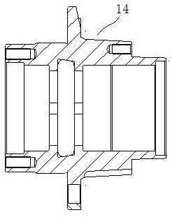 Drive axle assembly with main speed reducer parking structure