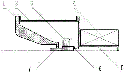 Axial foil-free diode composite guiding magnetic field system