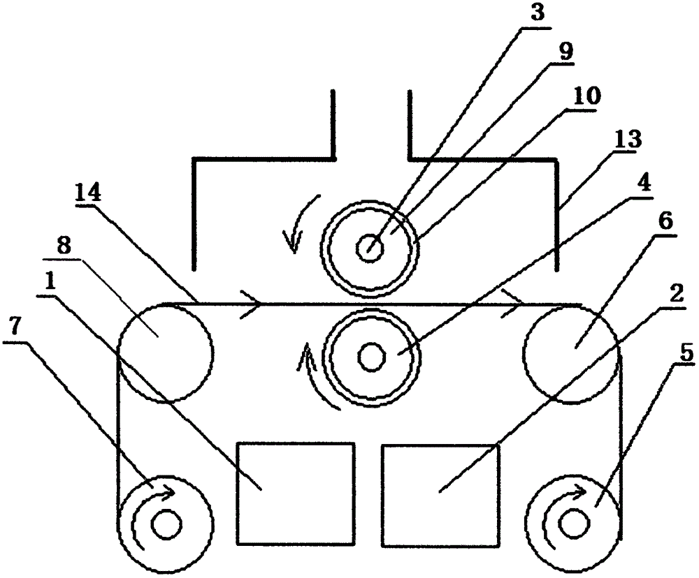 Normal pressure plasma processing device for textile processing