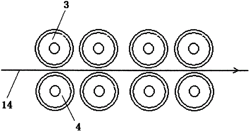 Normal pressure plasma processing device for textile processing