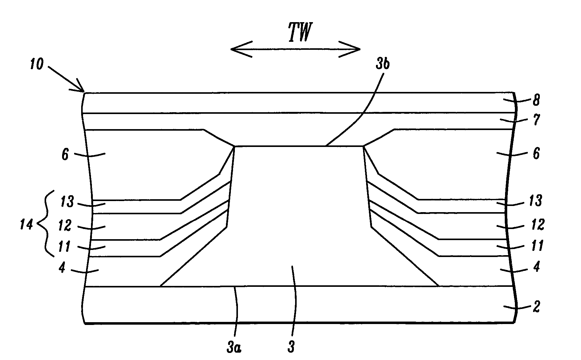 Novel abutted exchange bias design for sensor stabilization