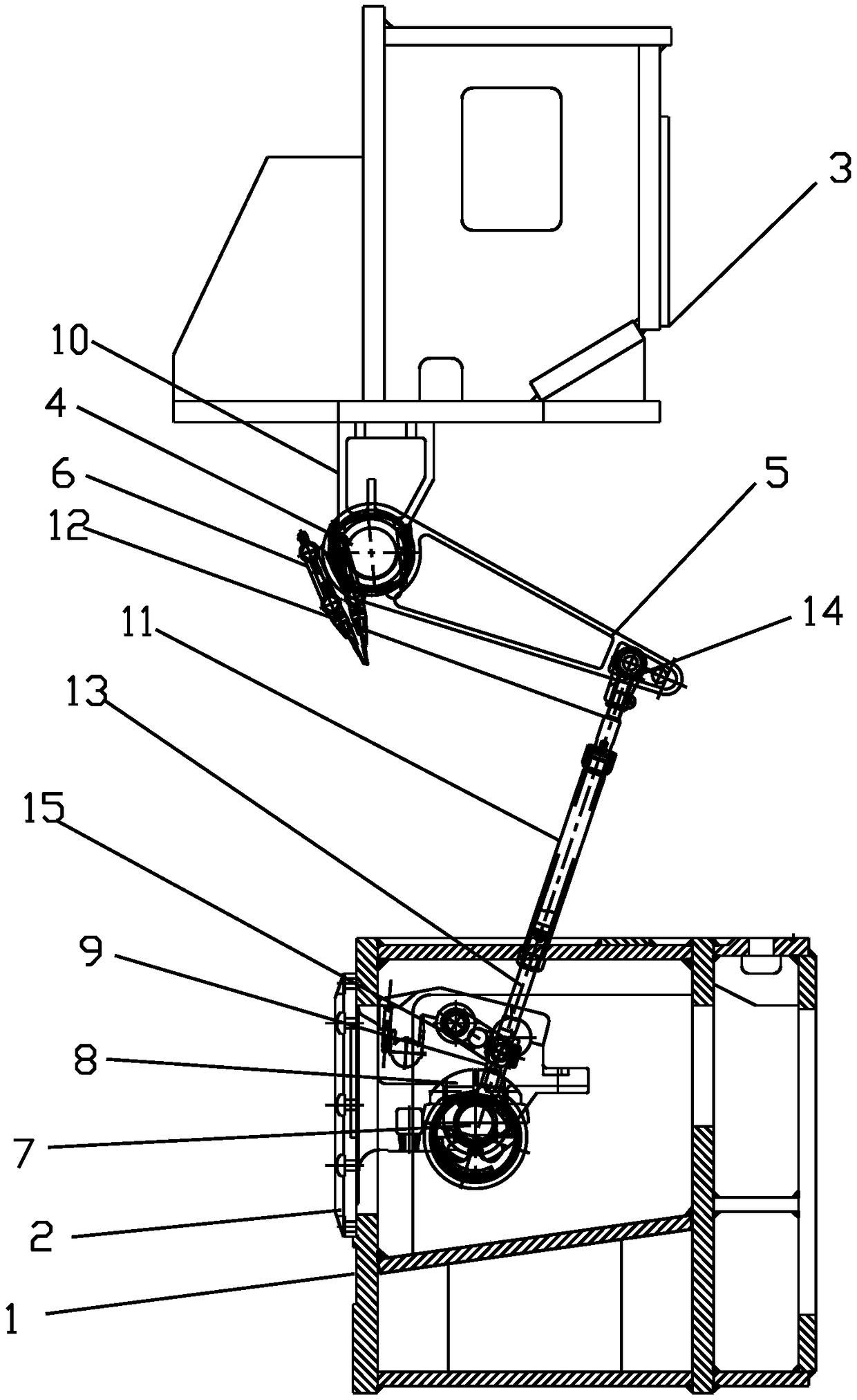 Guide bar movement mechanism for full-width weft insertion machine