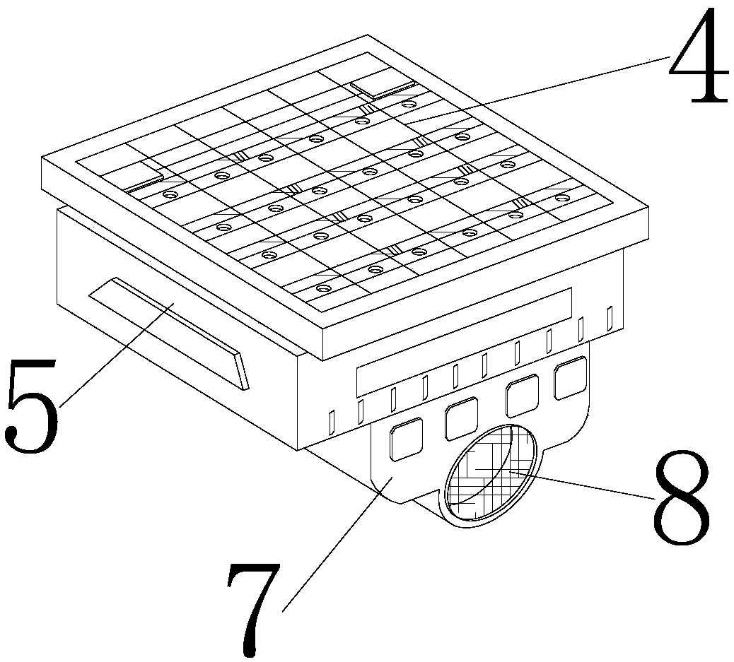 Car tail gas purification apparatus in expressway