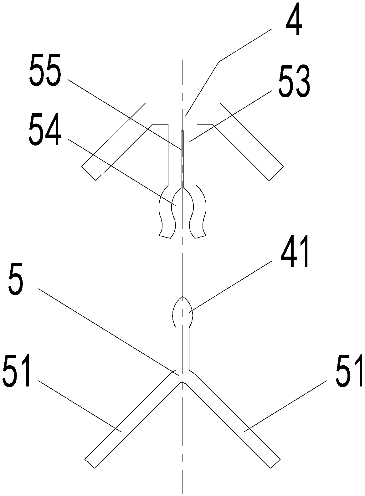 Elastic structure formed by insertion-type connection and used for external corner bead as well as protective structure for external corner of parapet wall